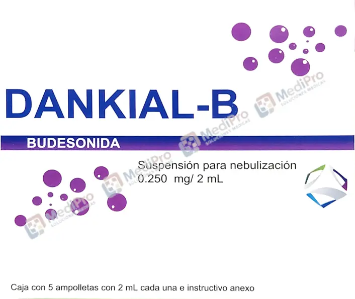 DANKIAL-B (BUDESONIDA) P/NEBULIZAR 0.250MG/2ML C/5 AMP