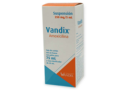 VANDIX (AMOXICILINA) SUSP 250MG/5ML 75ML