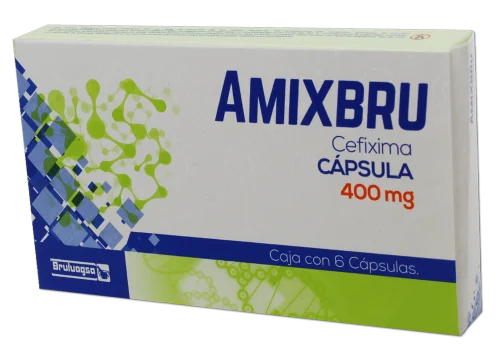 AMIXBRU (CEFIXIMA) 400MG C/6 CAPS BRULUAGSA