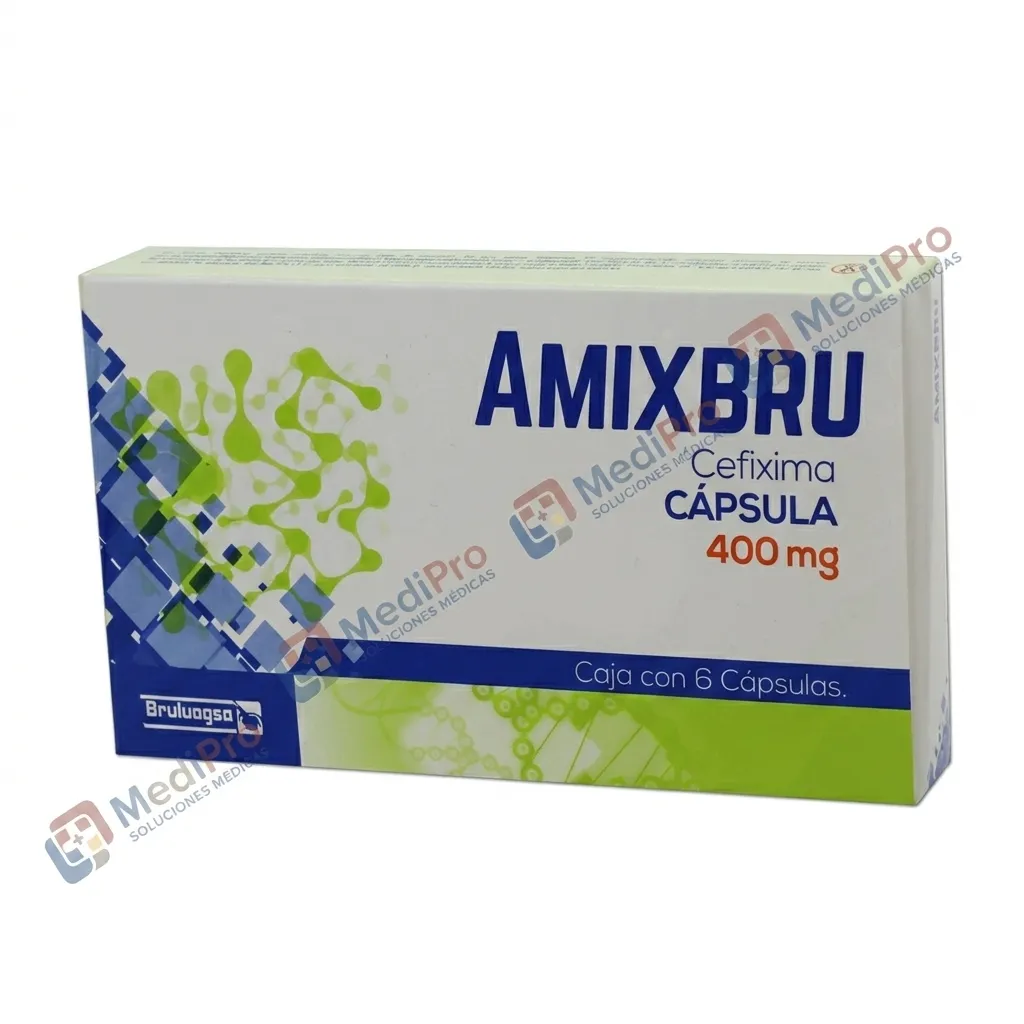 AMIXBRU (CEFIXIMA) 400MG C/6 CAPS BRULUAGSA