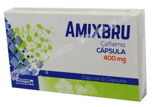 AMIXBRU (CEFIXIMA) 400MG C/6 CAPS BRULUAGSA