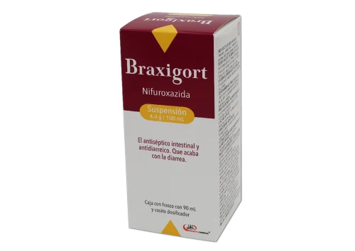 BRAXIGORT SUS 90 ML 4.4G/100ML(NIFUROXAZIDA)