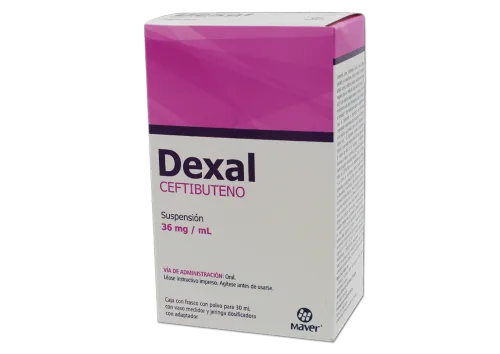 DEXAL SUSP.(CEFTIBUTENO) Fco. 30 ML. 36 MG/1 ML.