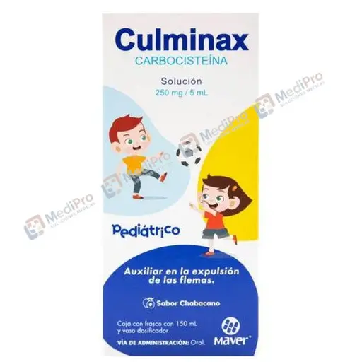 CULMINAX SOL.PEDIATRICA FCO.150ML. 250MG/5ML. (CARBOCISTEINA)