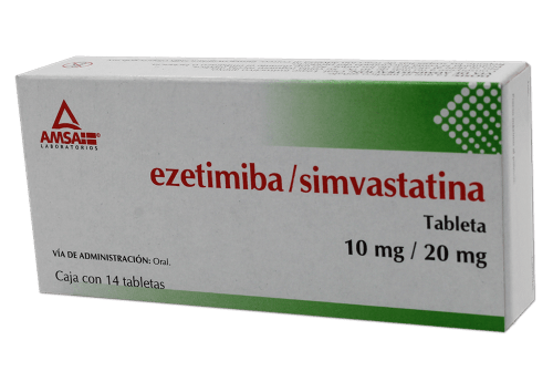 EZETIMIBA/SIMVASTATINA 10/20MG C/14TABS. AMSA