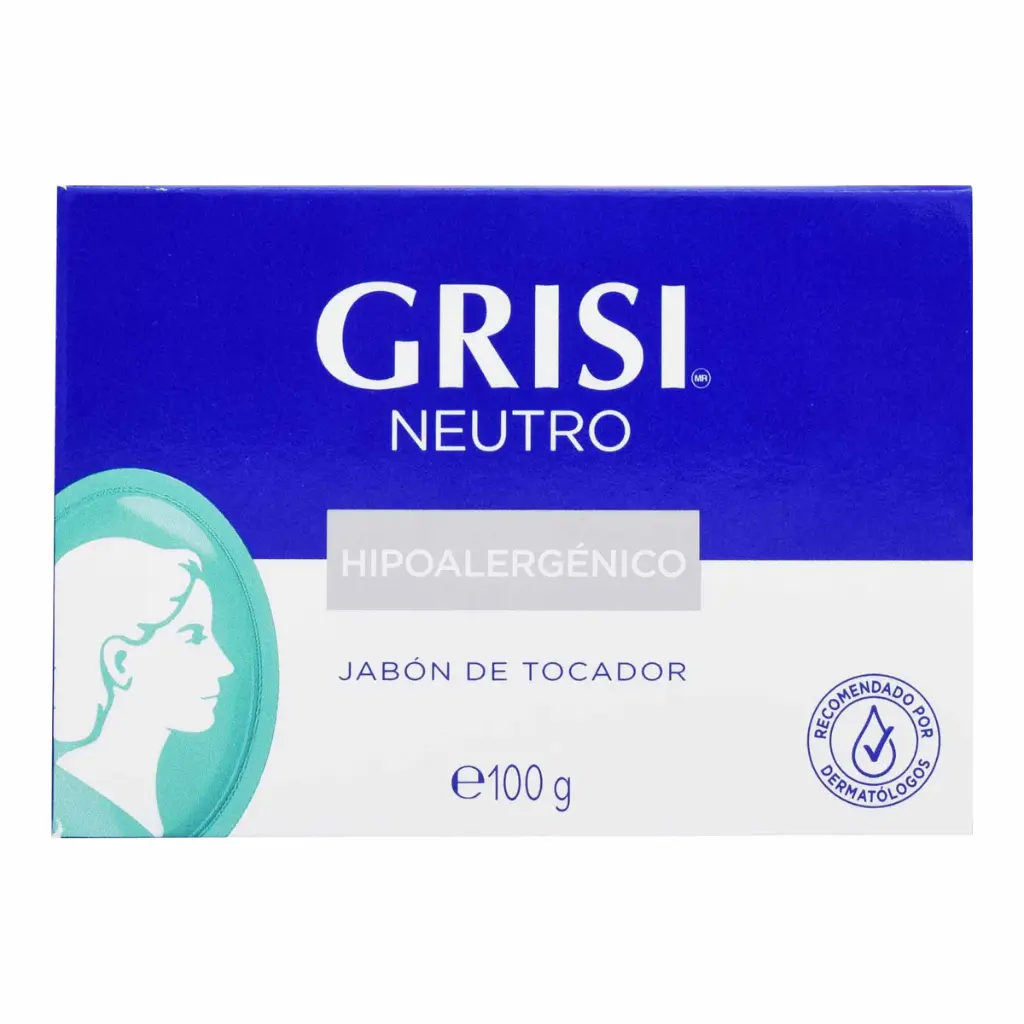JABÓN NEUTRO HIPOALERGÉNICO (Grisi) 100 G.
