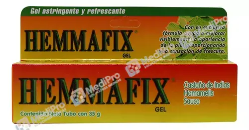 HEMMAFIX GEL TUBO c/35 G [CASTAÑA DE INDIAS].
