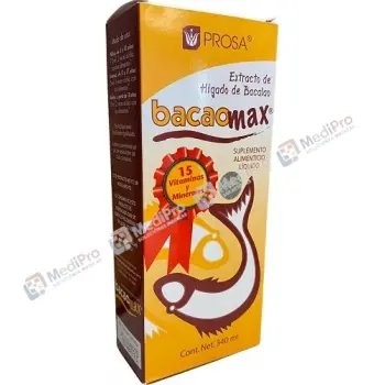 BACAOMAX FCO. 340ML (ESTRACTO DE HIGADO DE BACALAO