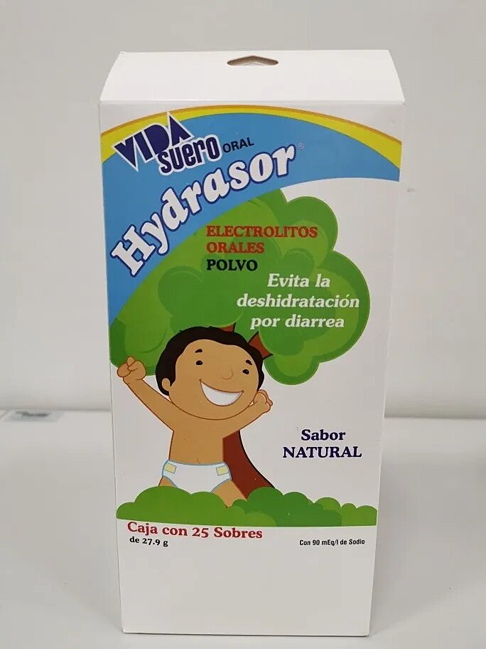 HYDRASOR POLVO SABOR NATURAL C/25 SOBS. 27.9 G.