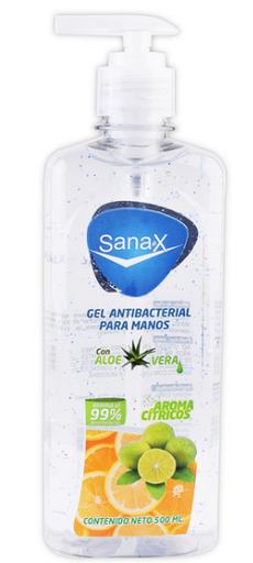 GEL ANTIBACTERIAL SANAX 500 ML