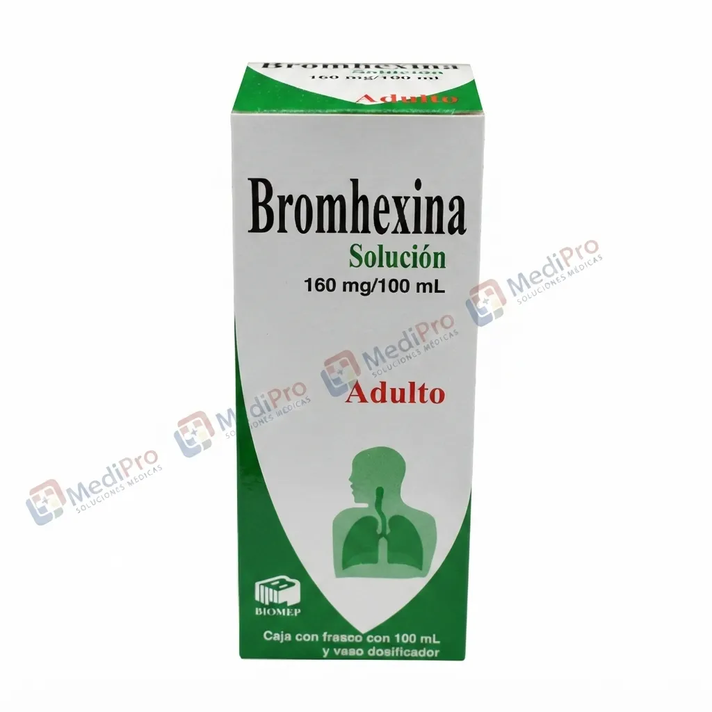 BROMHEXINA ADULTO  SUSP.  160MG/100ML 100ML [BIOMEP].