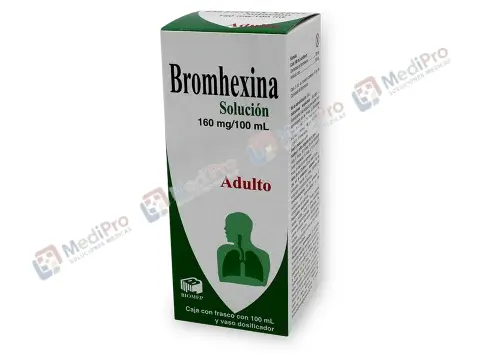 BROMHEXINA ADULTO  SUSP.  160MG/100ML 100ML [BIOMEP].