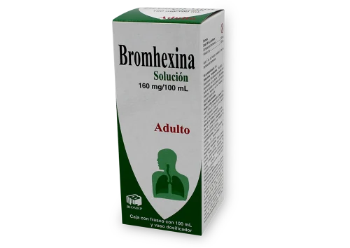 BROMHEXINA ADULTO  SUSP.  160MG/100ML 100ML [BIOMEP].