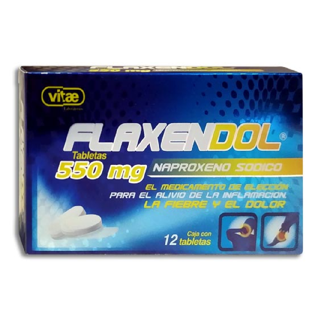 FLAXENDOL (NAPROXENO SODICO) TAB 550MG C/12 VITAE
