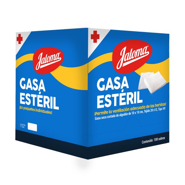 GASA ESTERIL 10 x 10 C/100 JALOMA