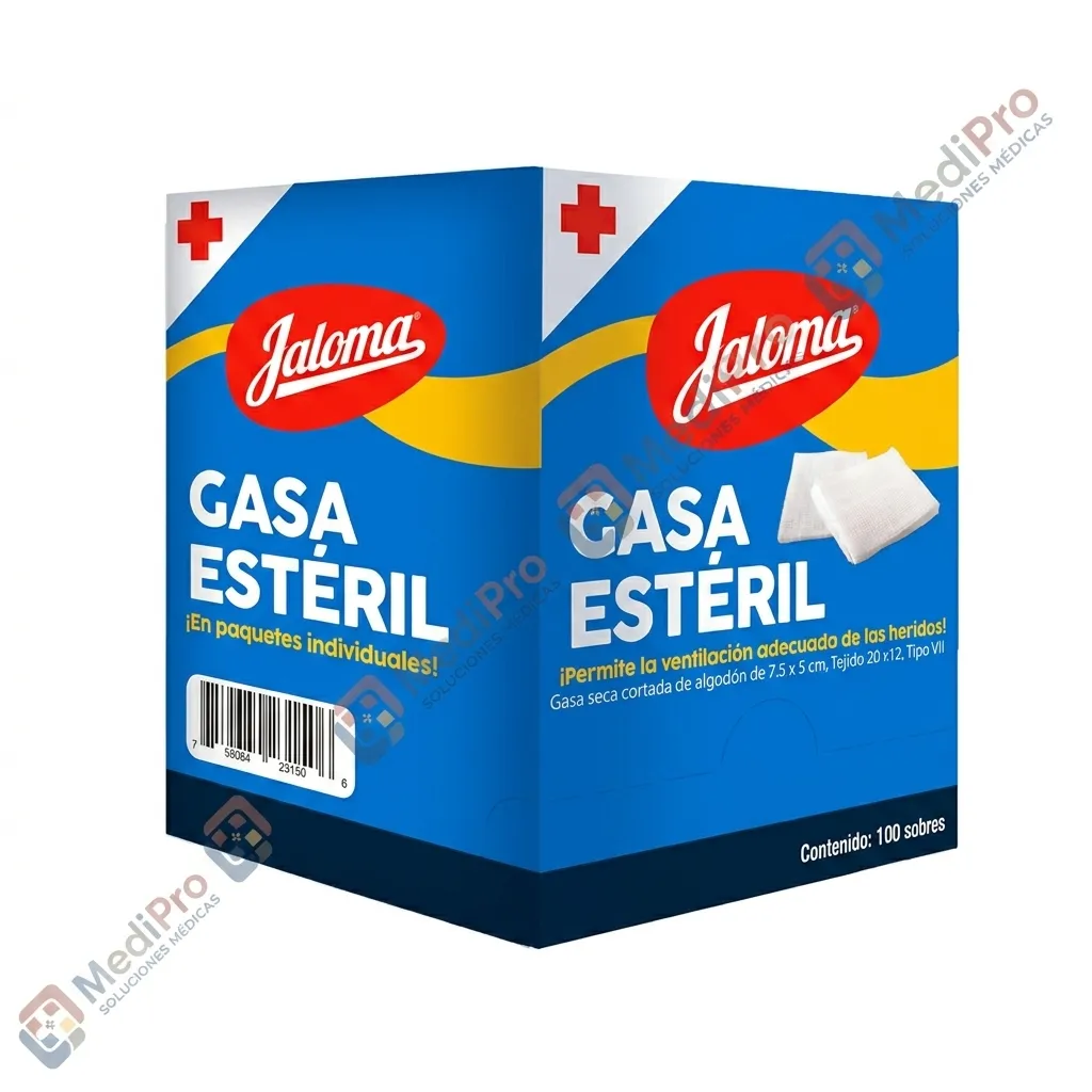 GASA ESTERIL 10 x 10 C/100 JALOMA