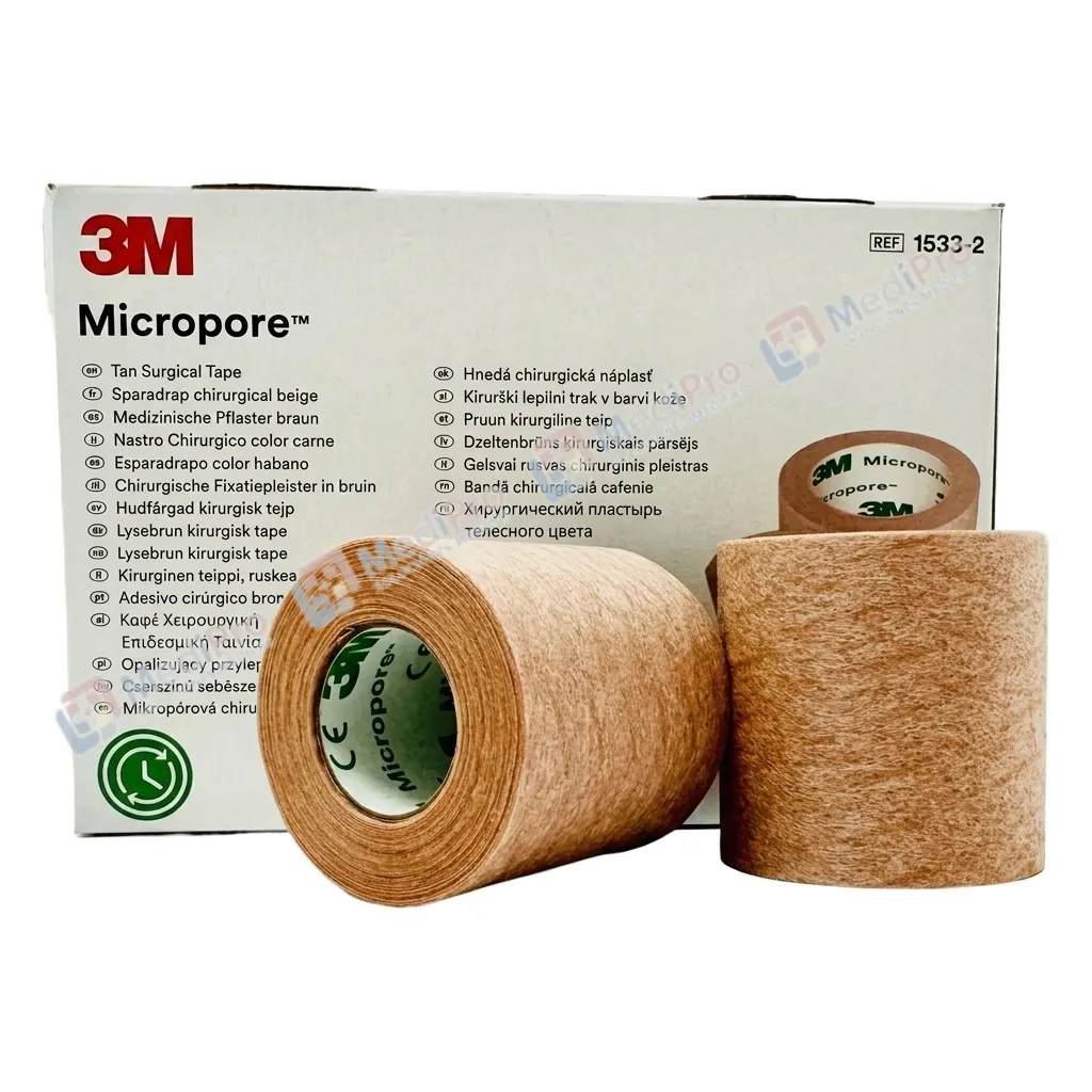 CINTA MICROPORE PIEL 3M 5CM X 10M C/1PZA