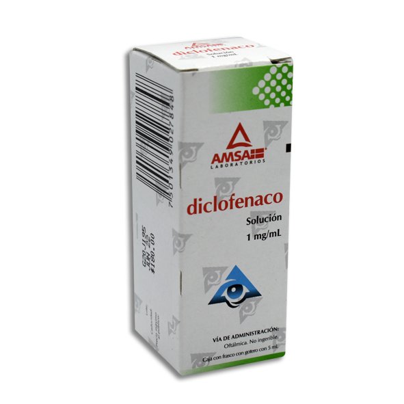 DICLOFENACO SOL GTS  OFT 1MG/5ML AMSA