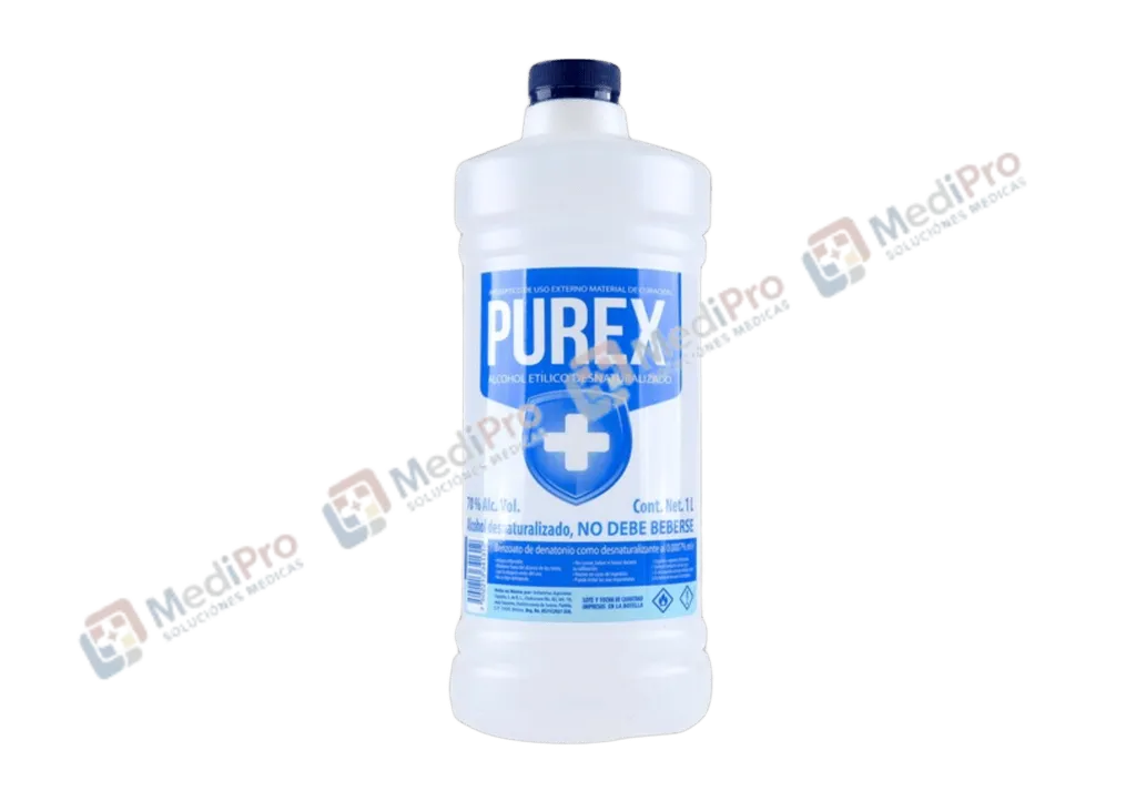 ALCOHOL DESNATURALIZADO 70° 1000ML  PUREX