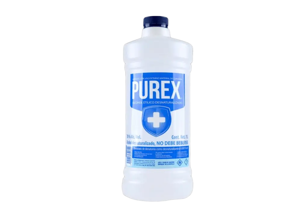 ALCOHOL DESNATURALIZADO 70° 1000ML  PUREX