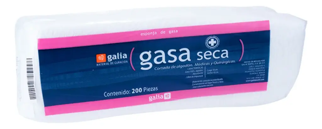 ESPONJA GASA NO ESTERIL 10 X 10 C/200 GALIA