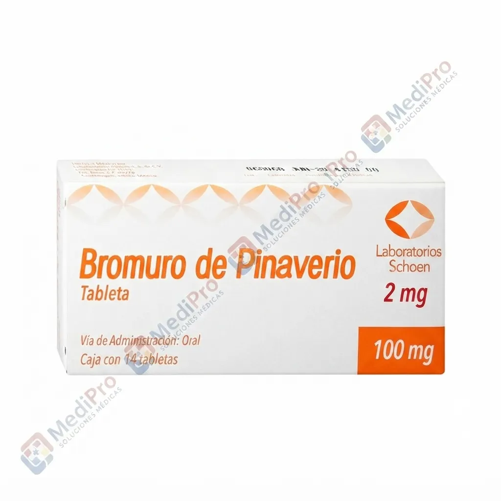 BROMURO DE PINAVERIO 100MG  C/14 TAB SCHOEN