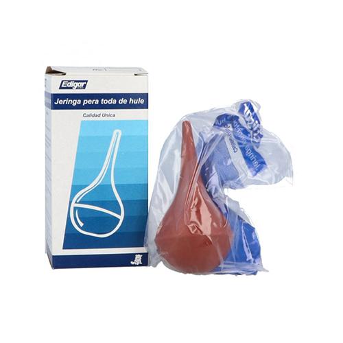 JERINGA TODA DE HULE (PERILLA) NO. 2 C/1 EDIGAR