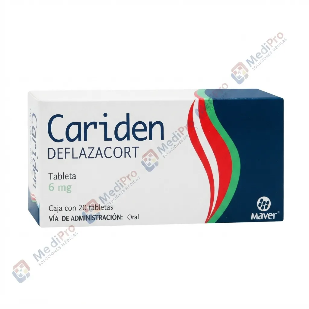 CARIDEN TAB 6MG C/20 (DEFLAZACORT) MAVER
