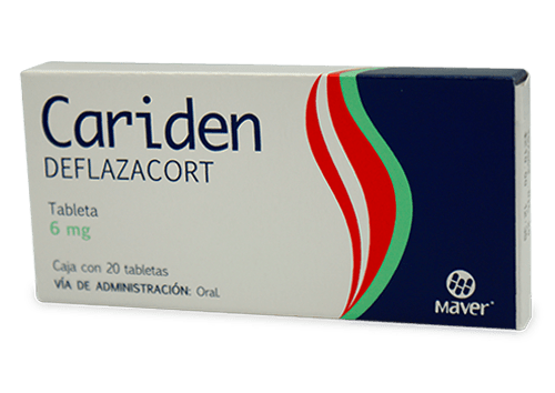 CARIDEN TAB 6MG C/20 (DEFLAZACORT) MAVER