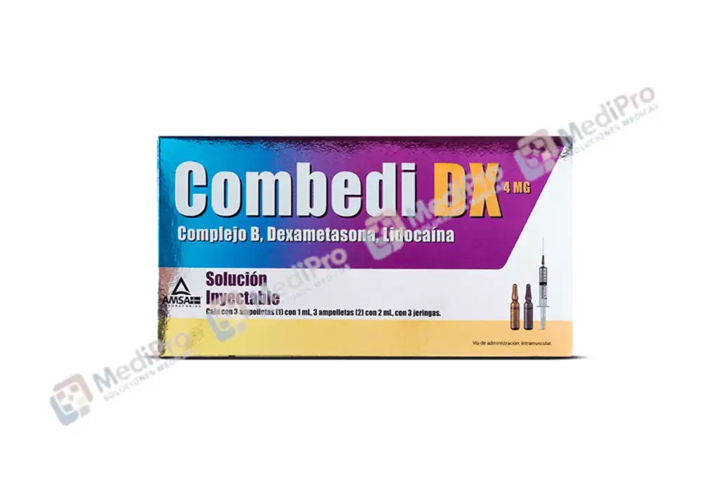 COMBEDI DX SOL INY C/6 AMP. AMSA Y 3 JERINGAS [AMSA]