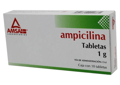 AMPICILINA  1.0G. C/10 TAB. AMSA