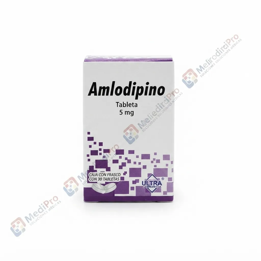 AMLODIPINO TAB 5MG C/30 ULTRA