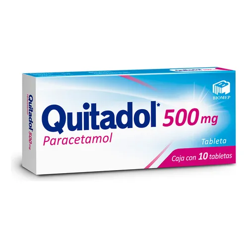 QUITADOL (PARACETAMOL) TAB 500MG C/10 BIOMEP
