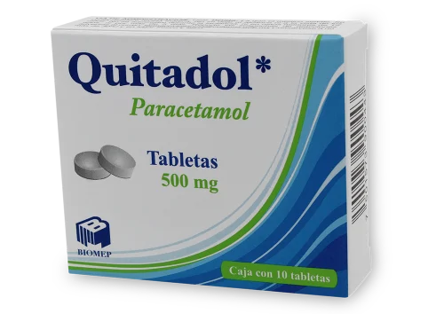 QUITADOL (PARACETAMOL) TAB 500MG C/10 BIOMEP