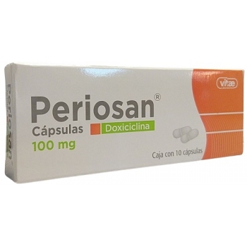 PERIOSAN (DOXICICLINA) CAPS 100MG C/10 VITAE