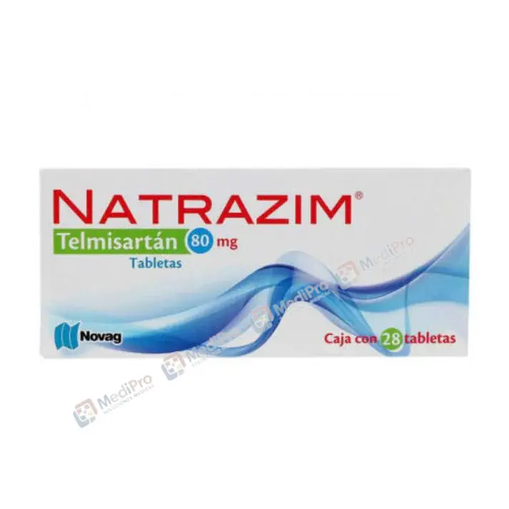 NATRAZIM (TELMISARTAN) TAB 80MG C/28 NOVAG