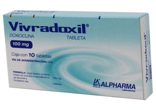 VIVRADOXIL (DOXICICLINA) TAB 100MG C/10 ALPHARMA