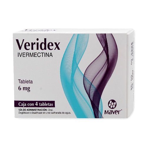 VERIDEX (IVERMECTINA) TAB 6MG C/4 MAVER