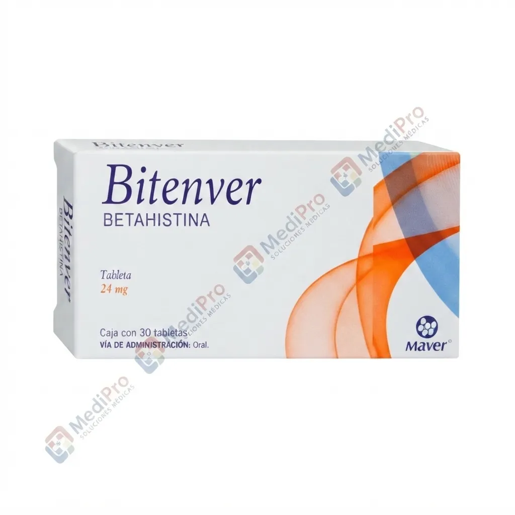 BITENVER (BETAHISTINA) TAB 24MG C/30 MAVER
