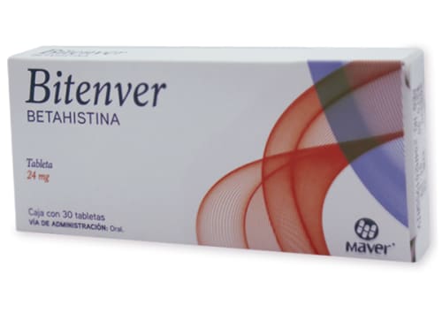 BITENVER (BETAHISTINA) TAB 24MG C/30 MAVER
