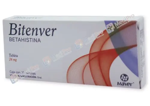 BITENVER (BETAHISTINA) TAB 24MG C/30 MAVER