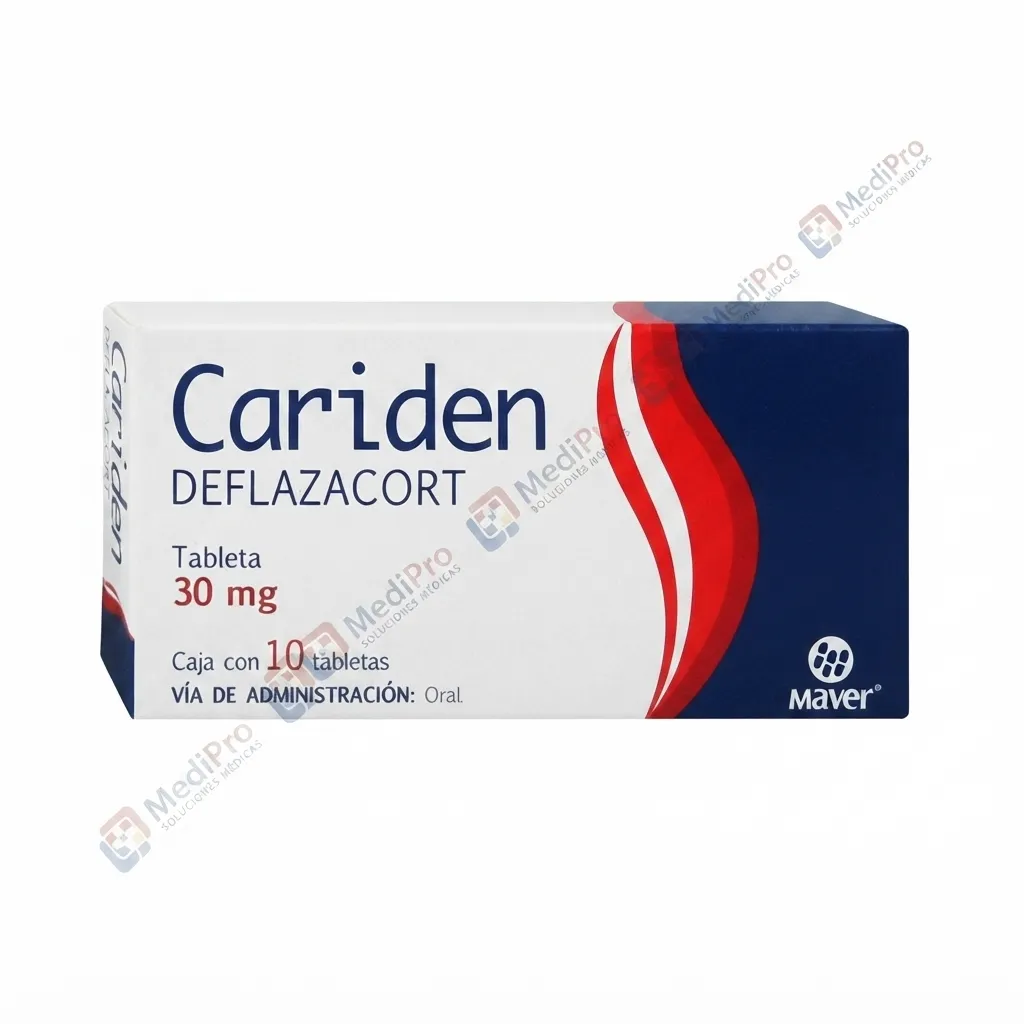 CARIDEN (DEFLAZACORT) 30MG C/10 TAB