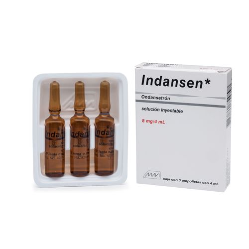 INDANSEN (ONDANSETRON) INY 8MG/4ML C/3 AMP