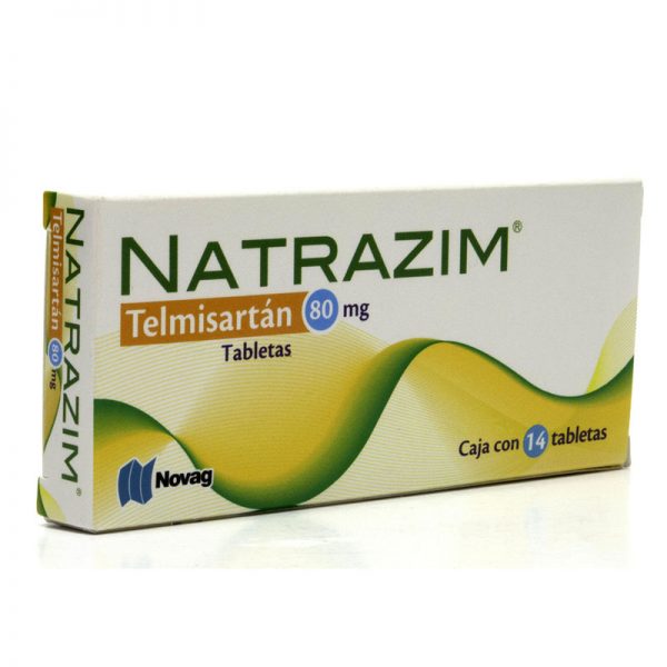 NATRAZIM (TELMISARTAN) TAB 80MG C/14 NOVAG
