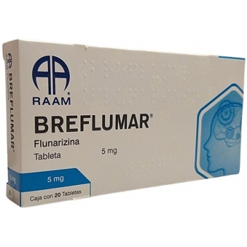 BREFLUMAR (FLUNARIZINA) TAB 5MG C/20 RAAM