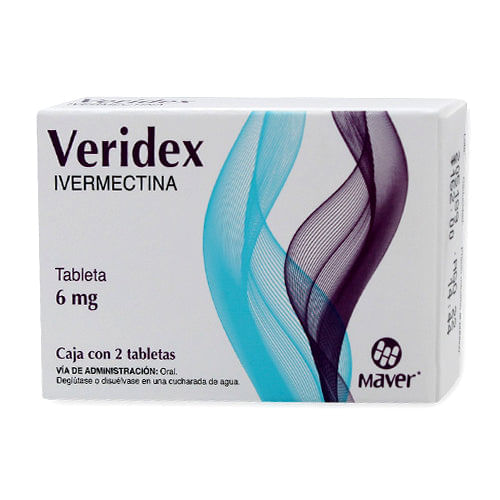 VERIDEX (IVERMECTINA) TAB 6MG C/2 MAVER