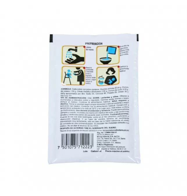 HYDRASOR ELECTROLITO SOBRE NATURAL 27.9G  C/1 PZA.