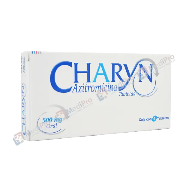 CHARYN 4 TAB. 500 MG.  [AZITROMICINA].
