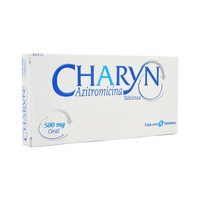 CHARYN 4 TAB. 500 MG.  [AZITROMICINA].