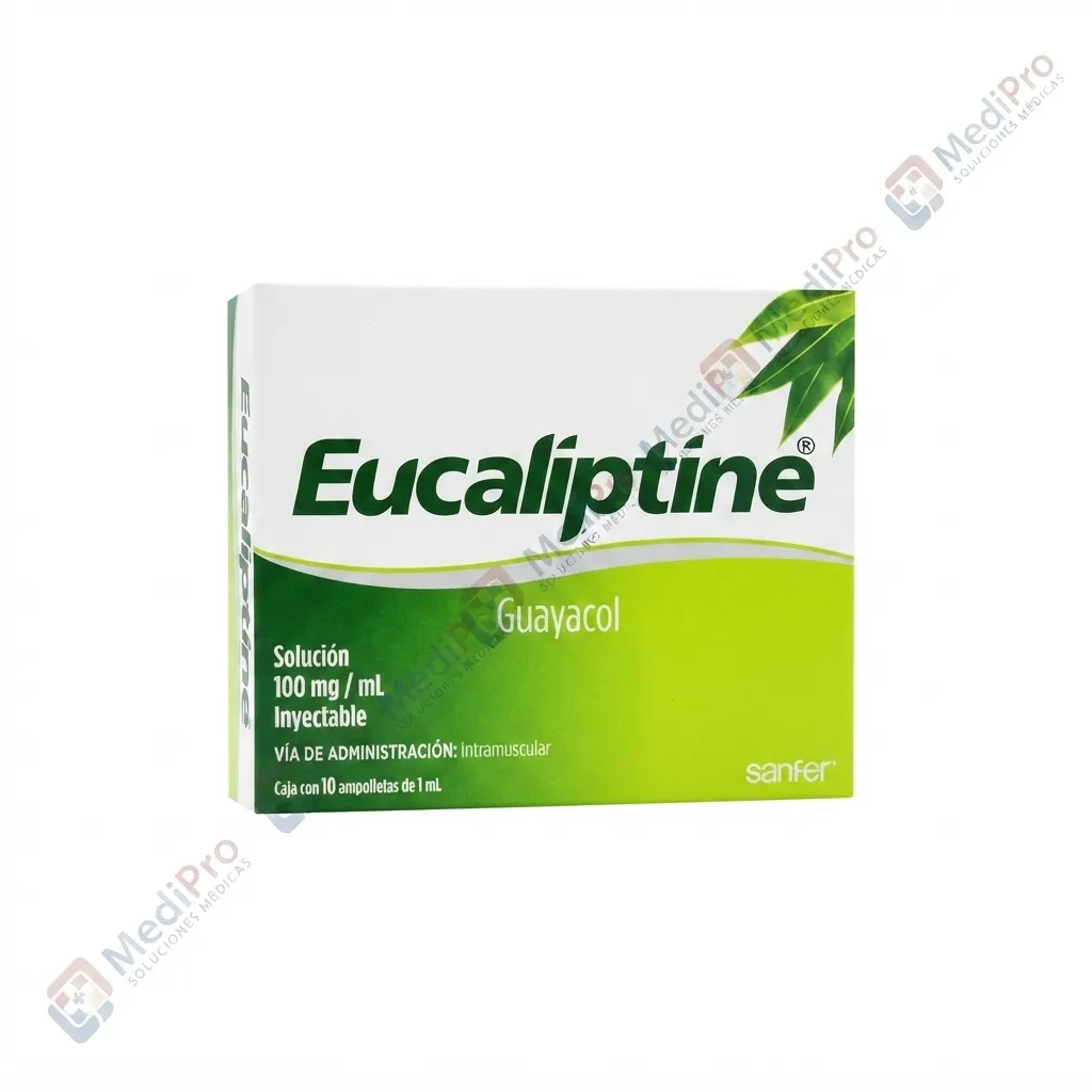 EUCALIPTINE  SOL INY 100MG/1ML C/10 AMP SANFER